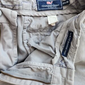 Vineyard Vines Women's Light Gray Chinos Slim Fit Breaker Pant